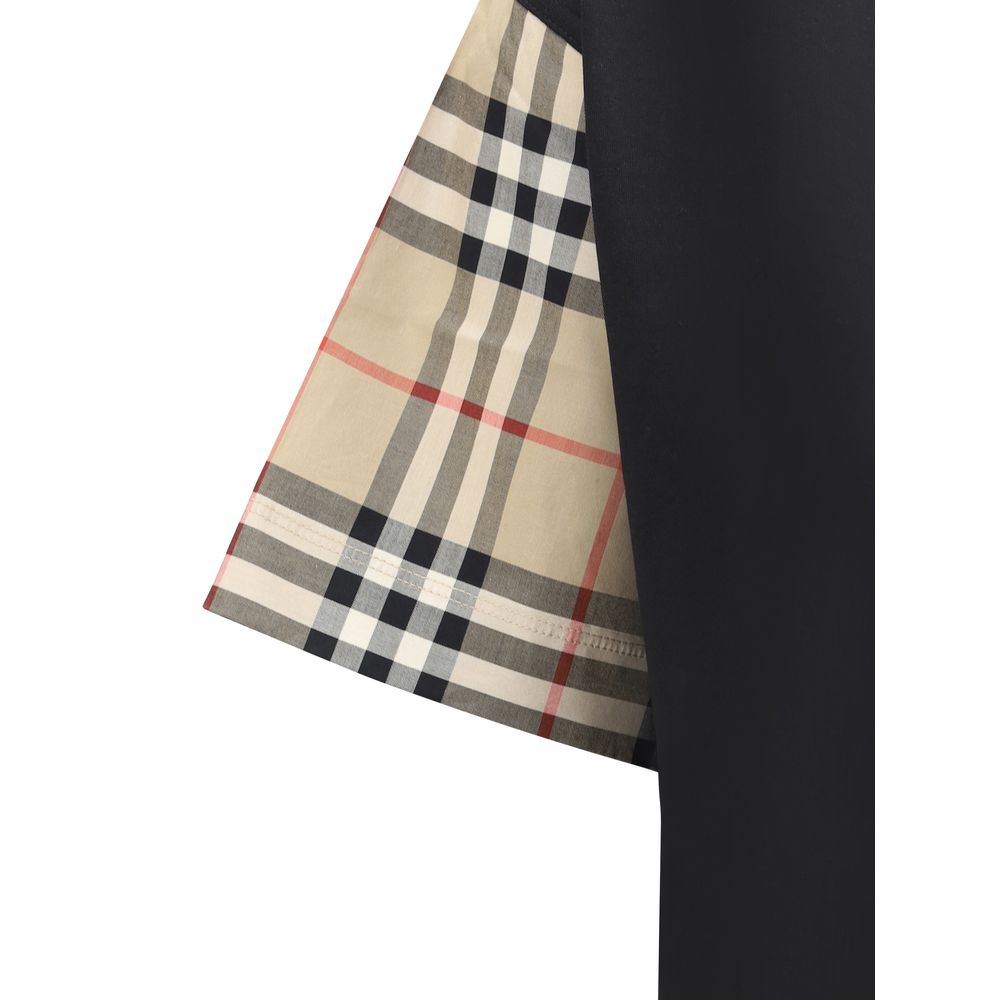 Burberry Schwarzes Baumwoll-T-Shirt