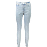 Tommy Hilfiger Blaue Baumwoll-Skinny-Jeans für Frauen