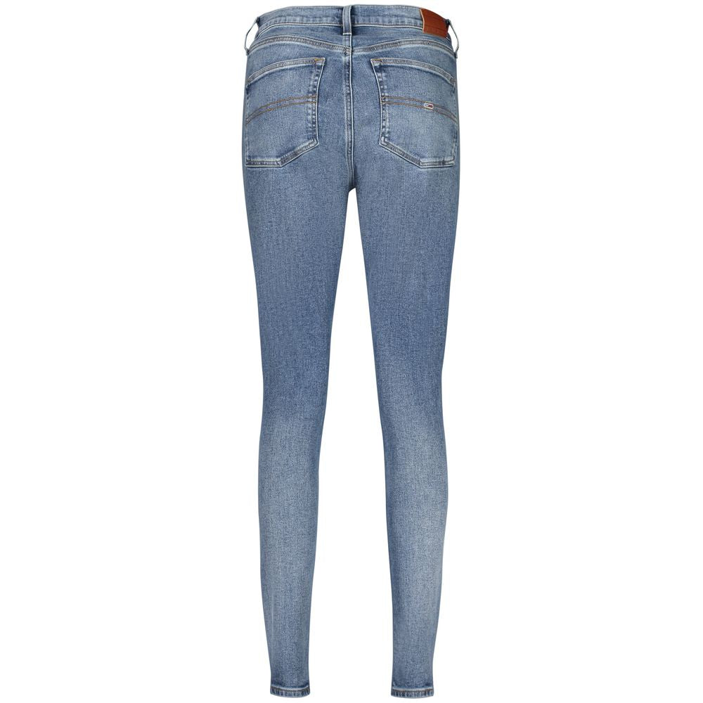 Tommy Hilfiger Blaue Baumwoll-Skinny-Jeans für Frauen