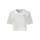 Fila Weißes T-Shirt aus Baumwolle für Frauen