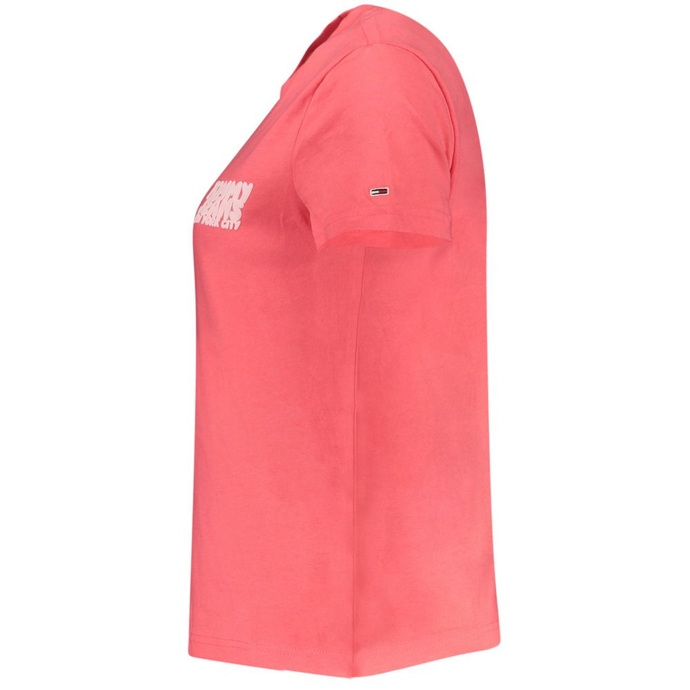 Tommy Hilfiger Rosa Baumwolle Frauen T-Shirt