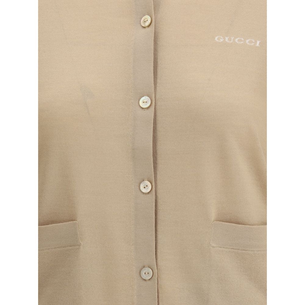 Gucci Beiger Kaschmir-Cardigan