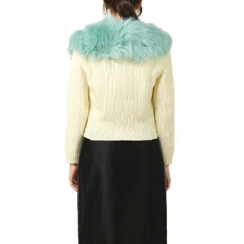 Gucci Weißer Woll-Cardigan