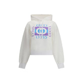 Gucci Baumwoll-Sweatshirt in Reinweiß