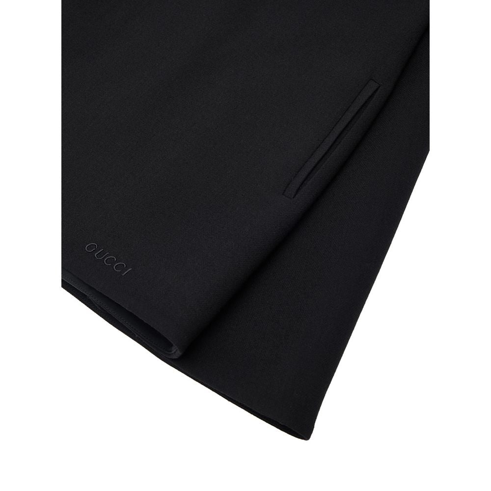 Gucci Schwarzes Wollkleid für den Alltag
