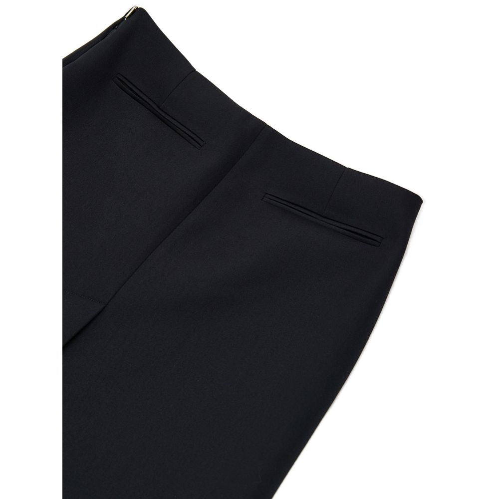 Gucci Elegante Midi-Wollrock in Schwarz