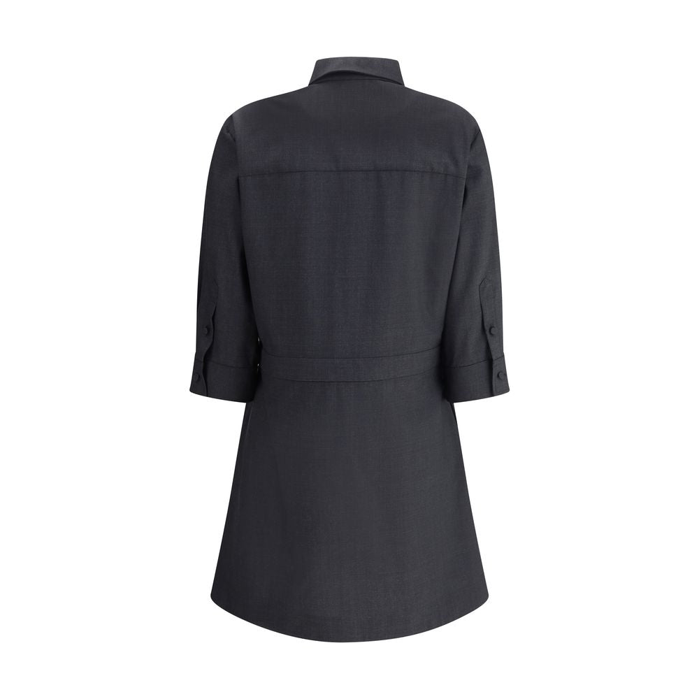 Gucci Graues Wollkleid für den Alltag