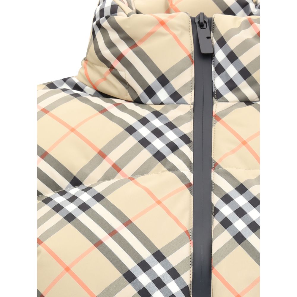 Burberry Beiger Polyester-Mantel