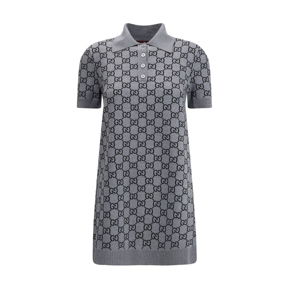 Gucci Graues Wollkleid für den Alltag