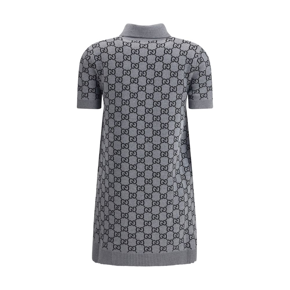 Gucci Graues Wollkleid für den Alltag