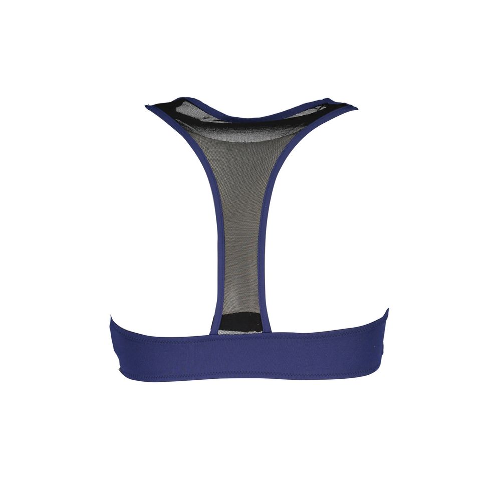 Karl Lagerfeld Blaue Elastan-Badebekleidung