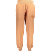 Calvin Klein Orangefarbene Baumwollhose