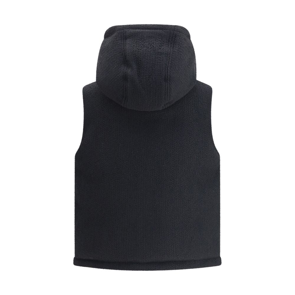 Gucci Schwarze Wollweste ohne Ärmel