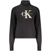 Calvin Klein Baumwollpullover in Schwarz