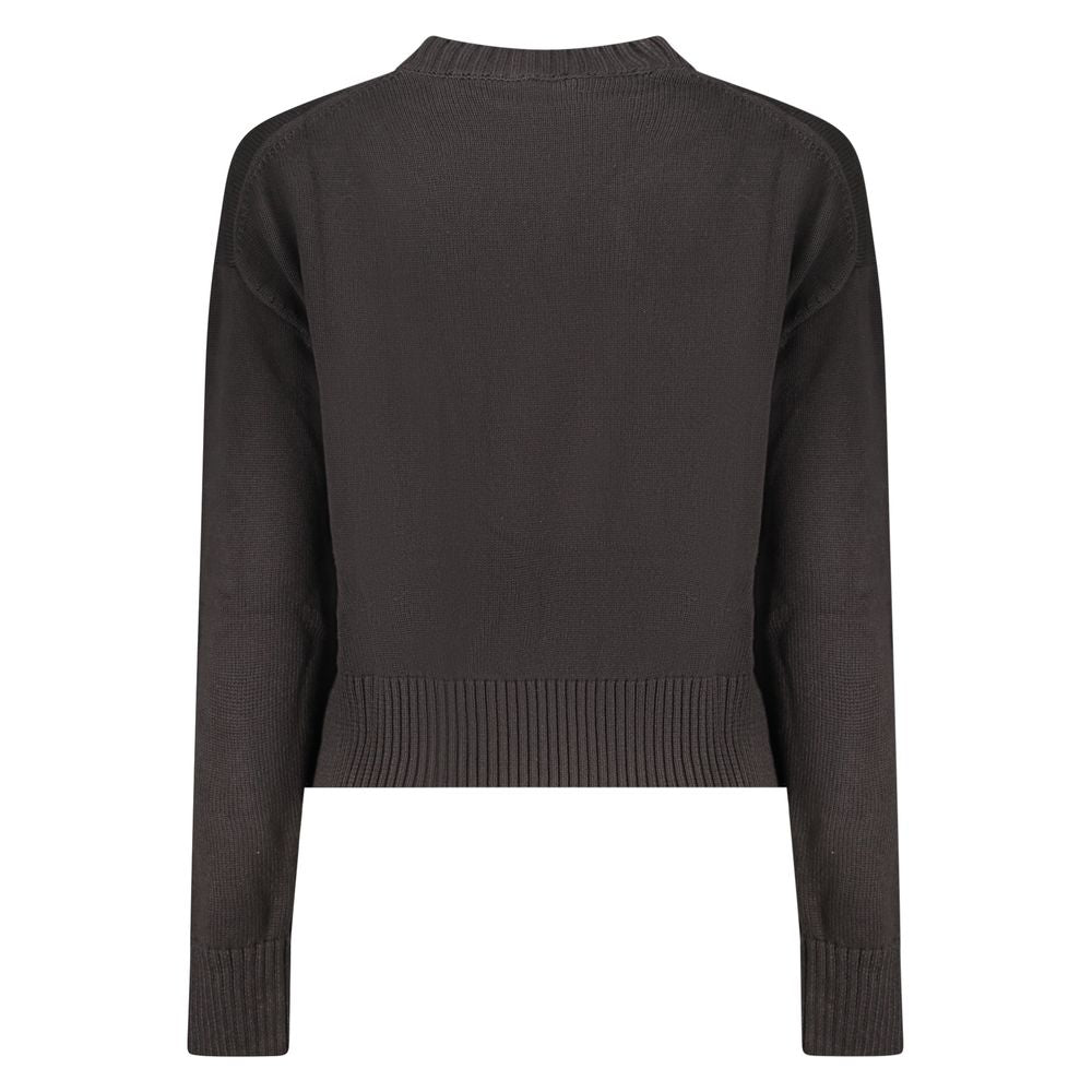 Calvin Klein Schwarzer Baumwoll-Pullover