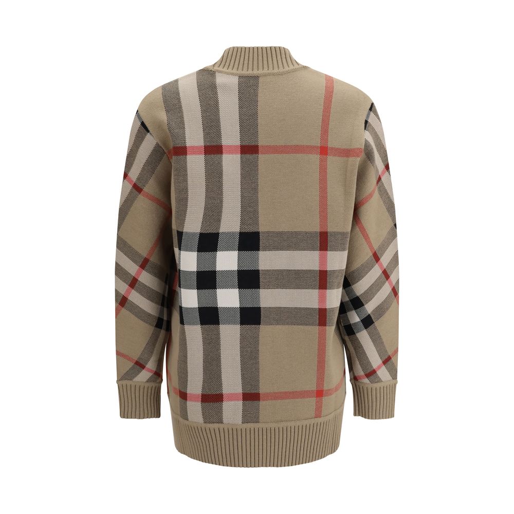 Burberry Beiger Polyester-Cardigan