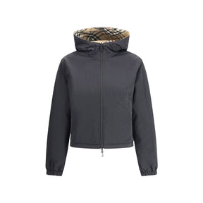 Burberry Braune Polyester-Jacke