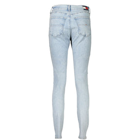 Tommy Hilfiger Blaue Baumwoll-Skinny-Jeans für Frauen
