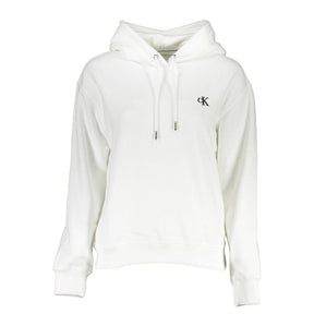 Calvin Klein Weißer Baumwollpullover für Frauen