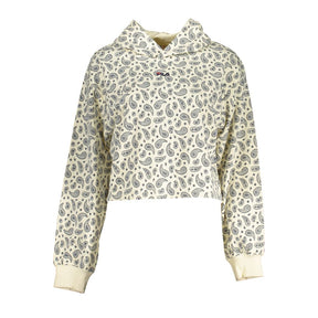 Fila Weißer Baumwollpullover Hoodie für Frauen