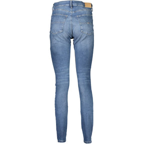 Tommy Hilfiger Blaue Baumwoll-Skinny-Jeans für Frauen