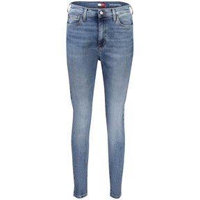 Tommy Hilfiger Blaue Baumwoll-Skinny-Jeans für Frauen
