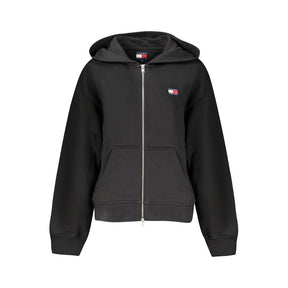 Tommy Hilfiger Baumwoll-Sweatshirt in Schwarz