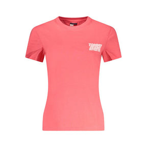 Tommy Hilfiger Rosa Baumwolle Frauen T-Shirt