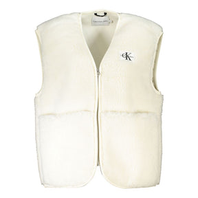 Calvin Klein Weißer Polyester-Damenmantel