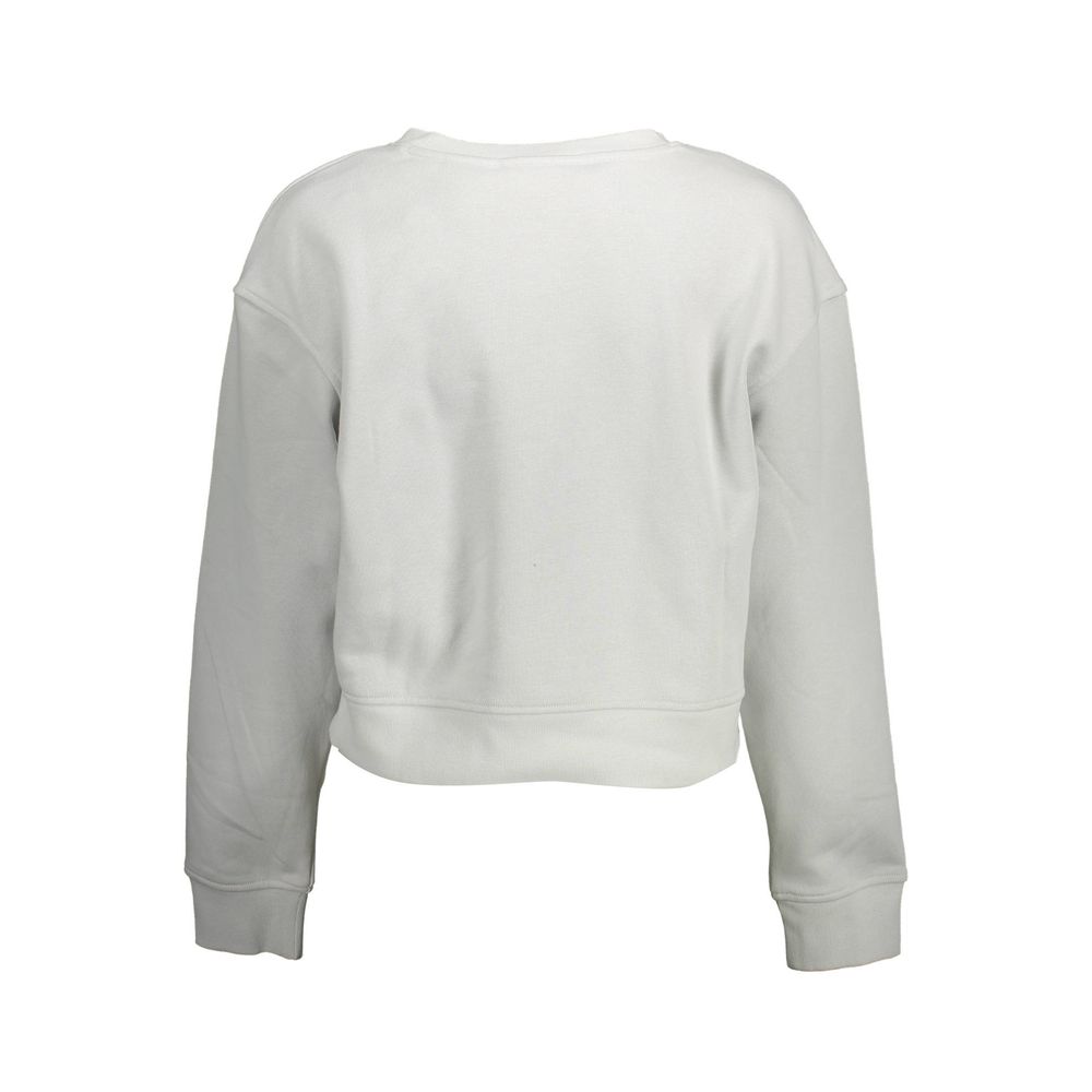 Calvin Klein Grauer Baumwollpullover für Frauen