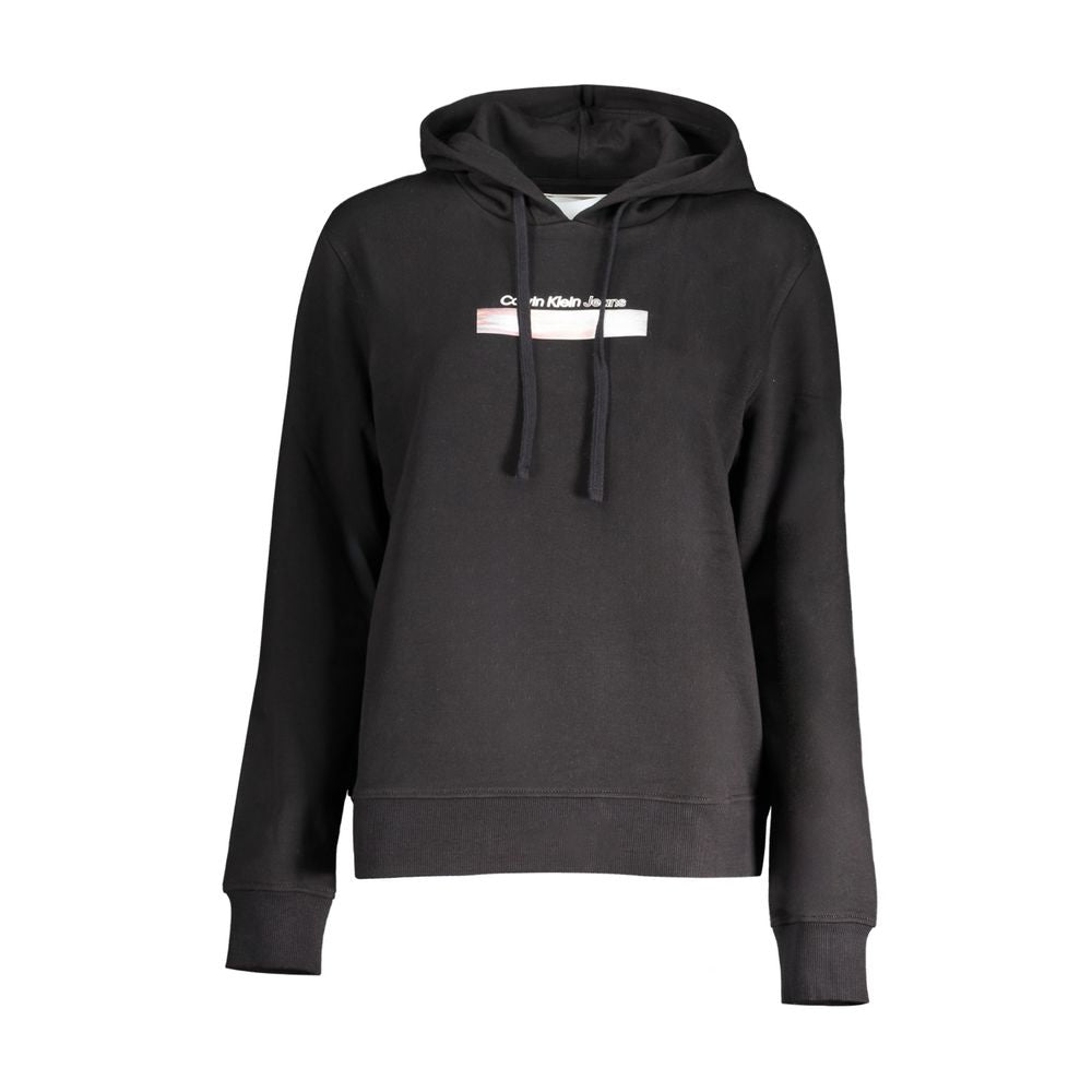 Calvin Klein Schwarzer Baumwollpullover für Frauen