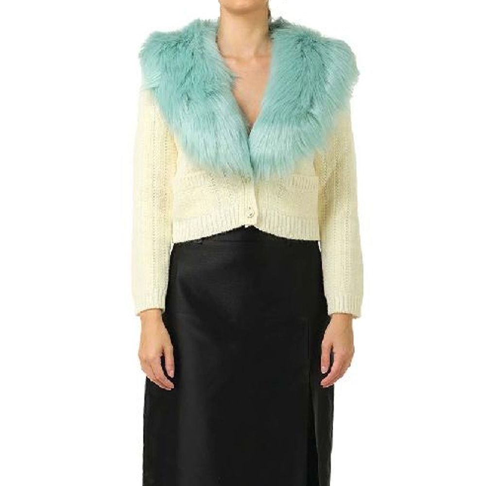 Gucci Weißer Woll-Cardigan