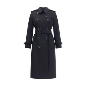 Burberry Schwarzer Kaschmir-Mantel