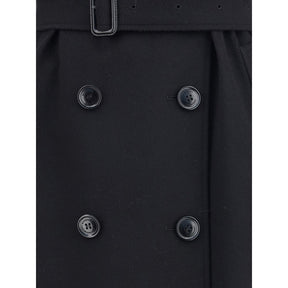 Burberry Schwarzer Kaschmir-Mantel