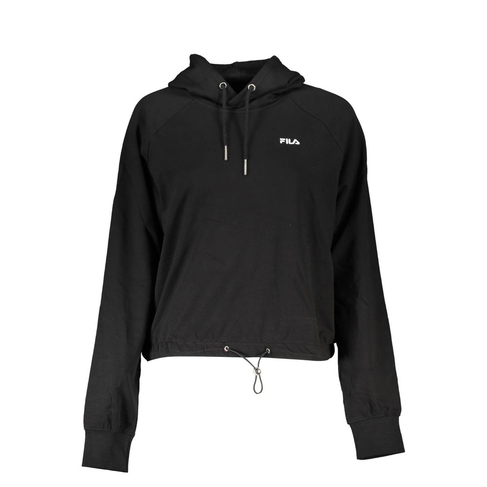 Fila Schwarzer Baumwollpullover für Frauen