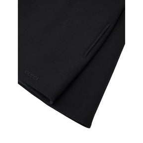 Gucci Schwarzes Wollkleid für den Alltag
