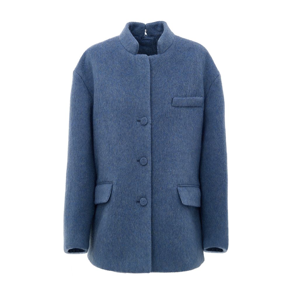 Gucci Hellblauer Wollmantel
