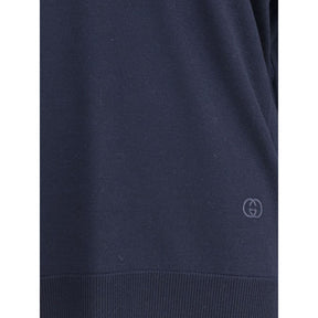 Gucci Blauer Woll-Sweater