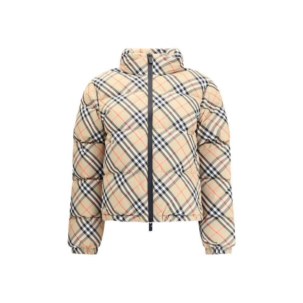 Burberry Beiger Polyester-Mantel