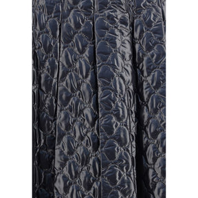 Moncler Schwarzer Polyamid-Midirock