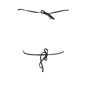 Karl Lagerfeld Schwarz Elastan Bademode