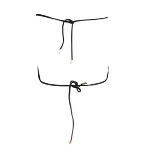 Karl Lagerfeld Schwarz Elastan Bademode