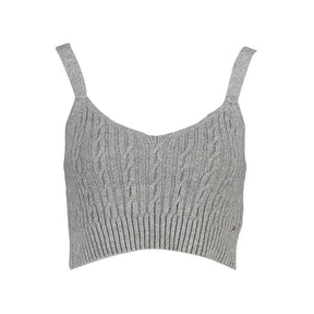 Tommy Hilfiger Graues Baumwollhemd