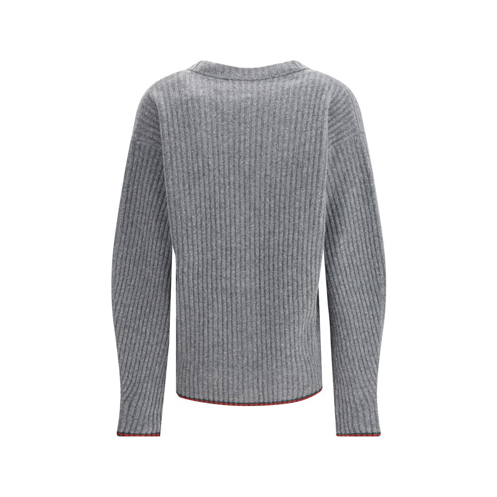 Gucci Grauer Wollcardigan
