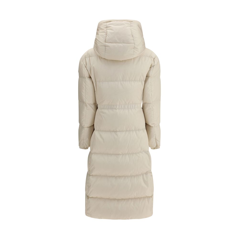 Moncler Schwarze Daunenjacke mit Kapuze