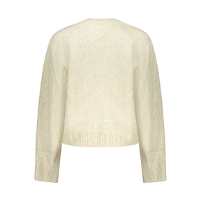 Tommy Hilfiger Beiger Wollpullover für Damen