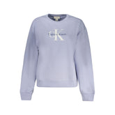 Calvin Klein Baumwoll-Sweatshirt in Flieder