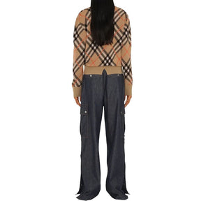 Burberry Braunes Elastan-Sweatshirt