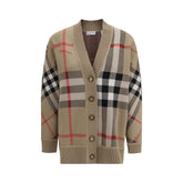 Burberry Beiger Polyester-Cardigan