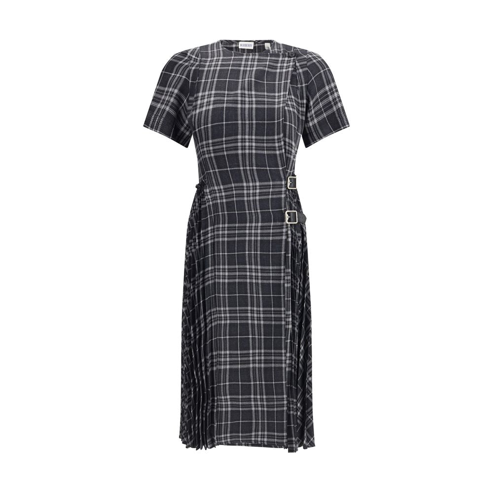 Burberry Graues Polyester-Kleid für den Alltag